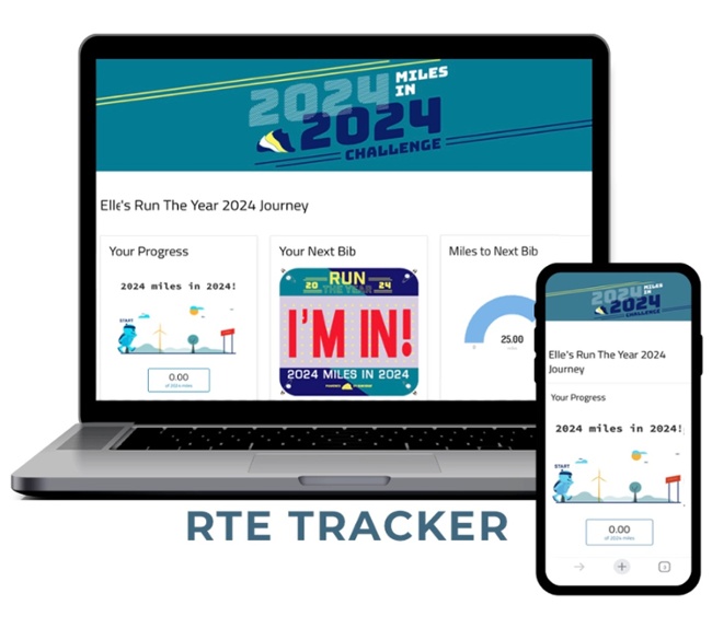 Track Fitness Challenge Progress w/ Run The Edge Tracker RTE Tracker